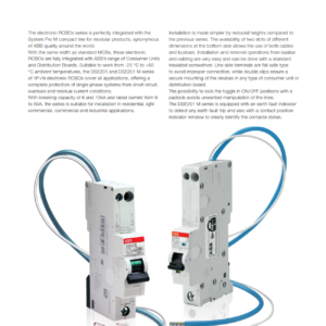 ABB RCBO DSE201 C16 16A 1P AC30 6kA 30mA กันดูดอุปกรณ์ป้องกันไฟฟ้าลัดวงจร กระแสไฟฟ้าเกิน - Image 5