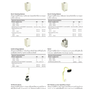 ABB เบรกเกอร์ ACB Emax E6.2H 6300 Ekip Touch LI 3P 100kA Fixed Type BREAKER SACE EMAX แอร์เซอร์กิตเบรกเกอร์ # 1SDA071294R1 - Image 8