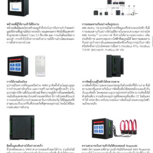 ABB M1M 12 Modbus Multimeter Modbus RTU RS485 With Aux Supply LED Display เพาเวอร์มิเตอร์ # 1SYG207581R4051 - Image 3