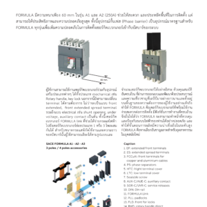 ABB MCCB A1C 125 TMF 20A 3P (25kA) Formula Series เบรกเกอร์ Breaker ใช้เป็นเมนเบรกเกอร์สำหรับไฟ 3เฟส ใช้ได้กับตู้โหลดเซ็นเตอร์รุ่น MC ABB # 1SDA066710R1 - Image 8