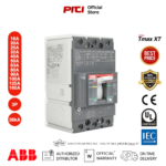 ABB MCCB XT1N 160 TMD 160A (160-1600) 3P (36kA) Breaker Tmax เบรกเกอร์ Moulded Case Circuit Breaker # 1SDA067418R1