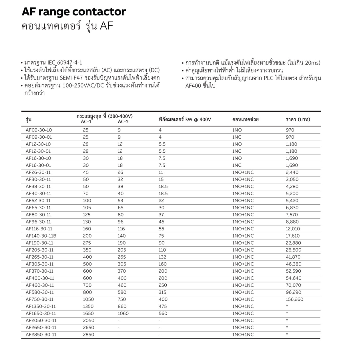 ABB Contactor AF
