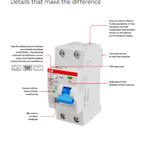 ABB RCCB F202B 2P