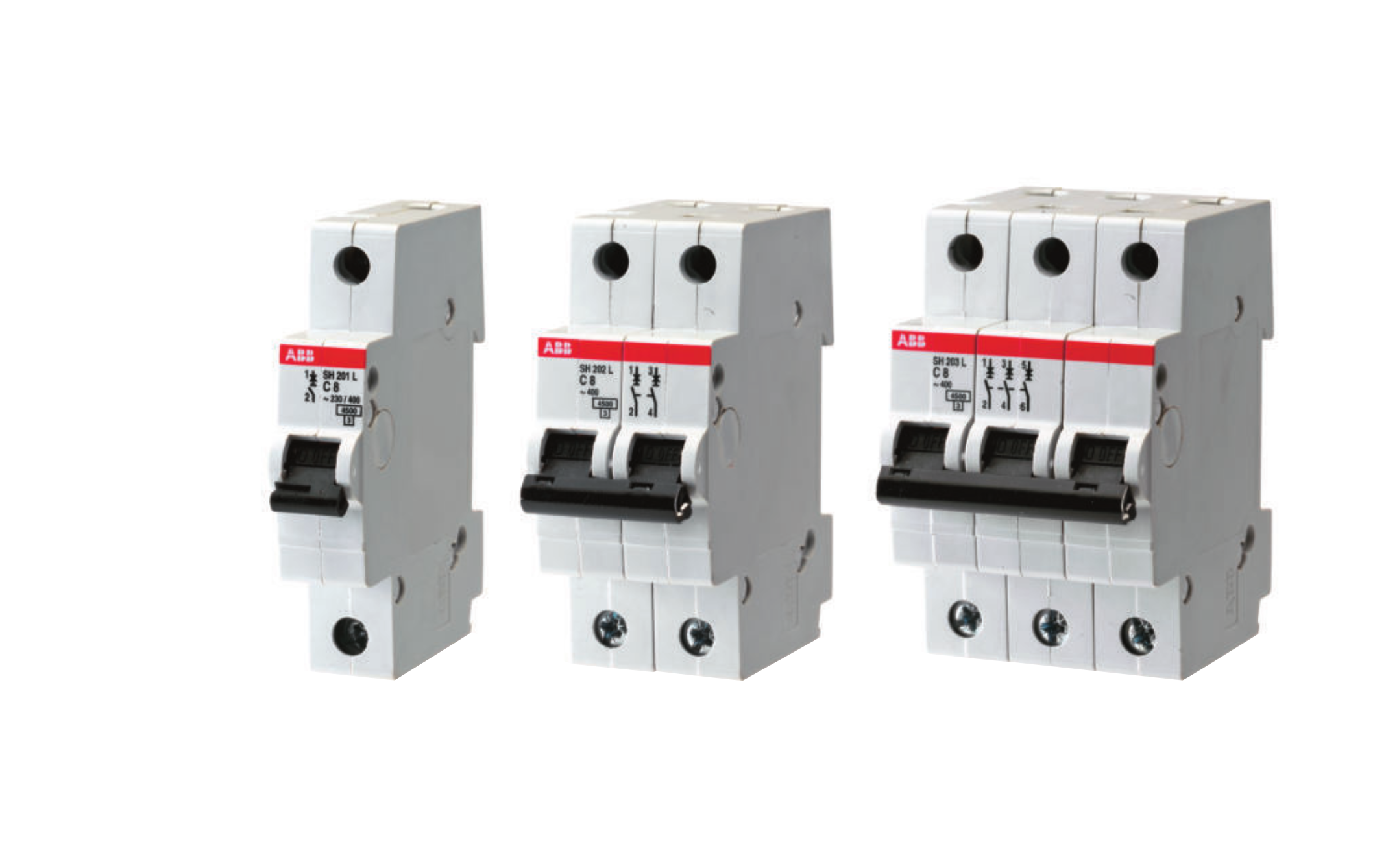 ABB MCB SH201 SH202 SH203