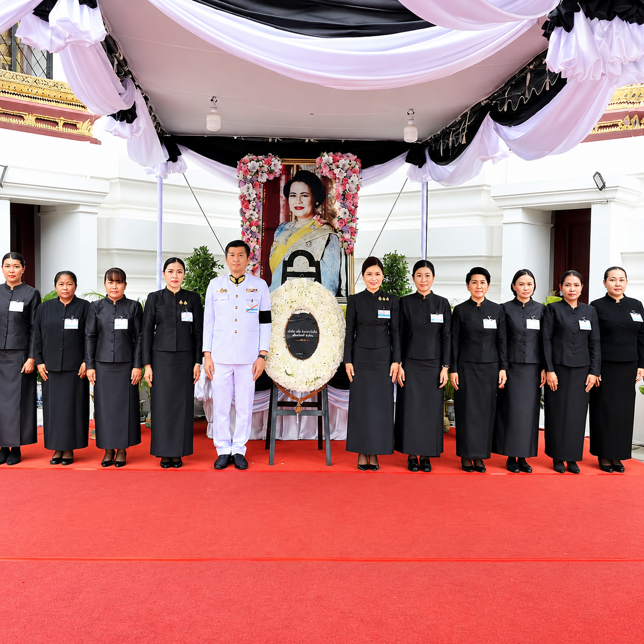พระที่นั่งดุสิตมหาปราสาท บริษัท ปิติ ดิสทริบิวชั่น ซีสเท็มส์ จำกัด เป็นเจ้าภาพบำเพ็ญกุศลถวายพระบรมศพฯ