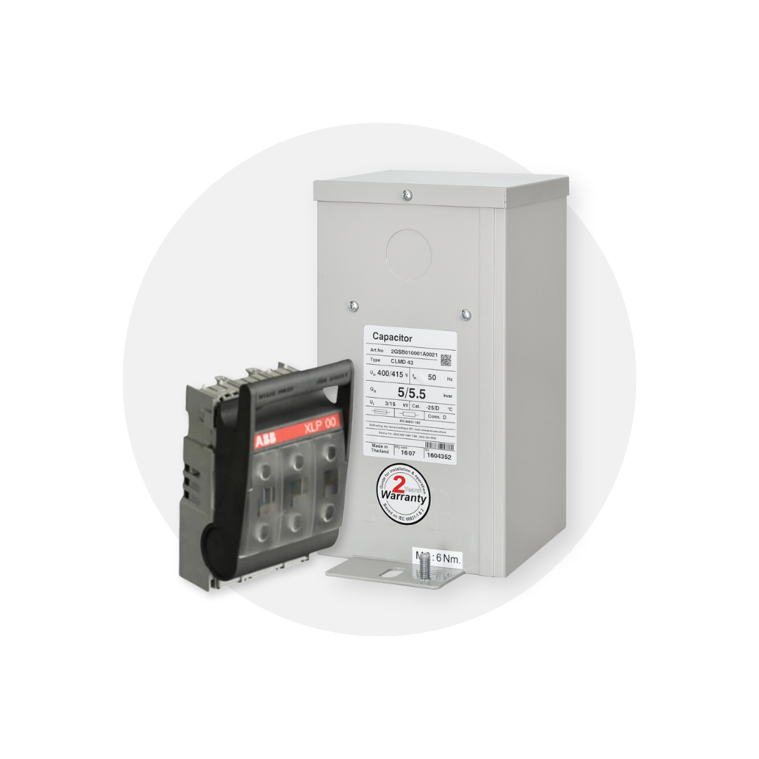 คาปาซิเตอร์ Capacitors จำหน่ายอุปกรณ์ไฟฟ้า อุปรกรณ์ไฟฟ้าอุตสหกรรม ไฟฟ้าโรงงาน