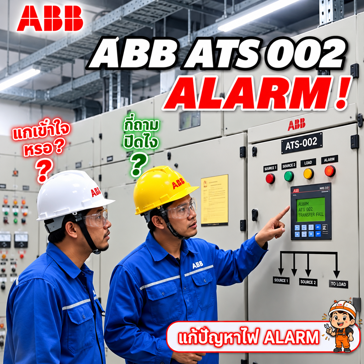 รู้สถานะ ALARM ใน ATS022 รู้สถานะ ALARM ใน ATS022 จำหน่ายอุปกรณ์ไฟฟ้า อุปรกรณ์ไฟฟ้าอุตสหกรรม ไฟฟ้าโรงงาน