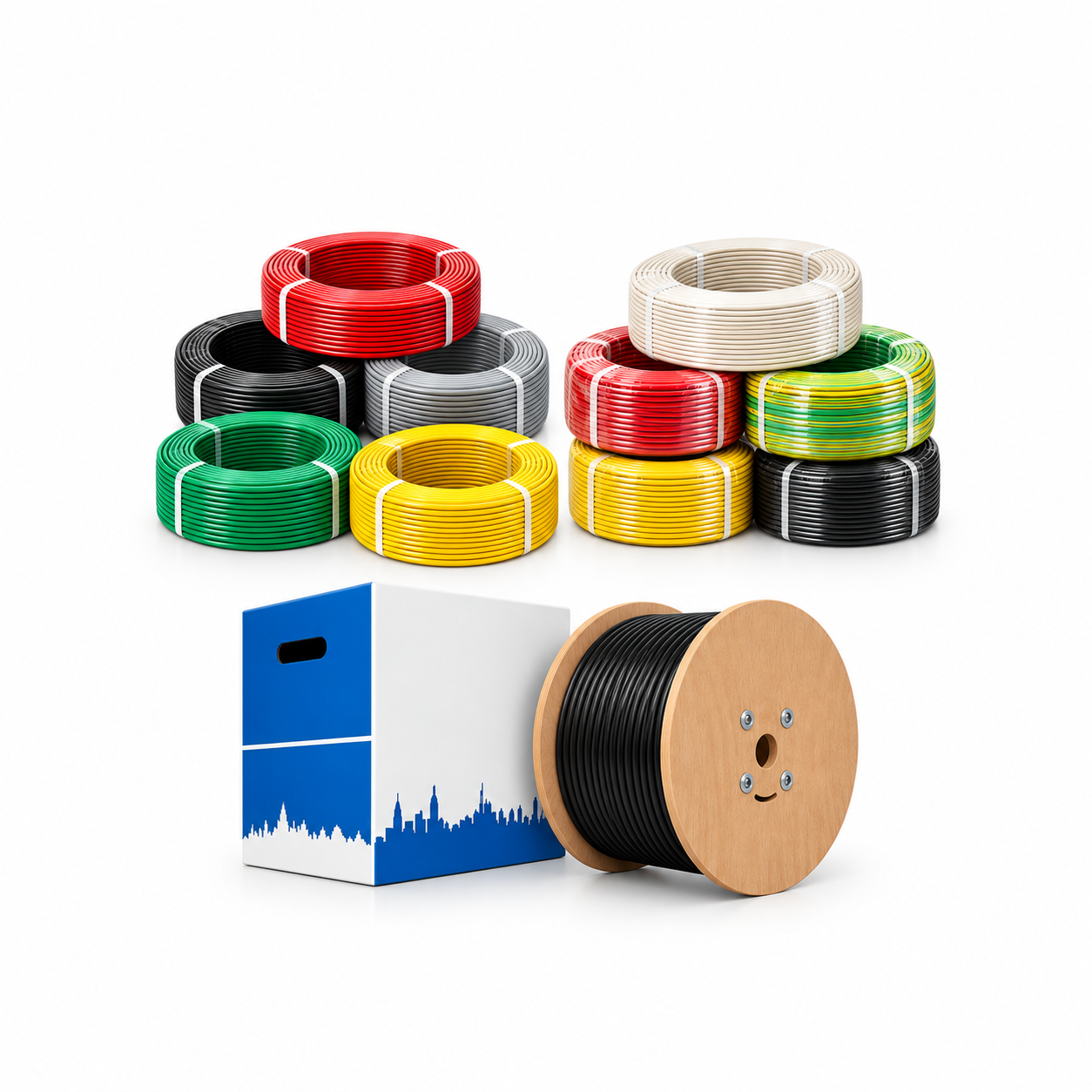 สายไฟ Cables จำหน่ายอุปกรณ์ไฟฟ้า อุปรกรณ์ไฟฟ้าอุตสหกรรม ไฟฟ้าโรงงาน