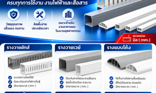 UPCCatalog รางร้อยสาย รางวายดักส์ รางวายเวย์ รางแบบโค้ง รางทรังกิ้งร้อยสาย รางร้อยสายไฟฟ้า รางร้อยสายโทรศัพท์ ขนาดหน่วยมิล ( mm.)